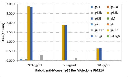 Anti-Mouse IgG3 rabbit monoclonal antibody [RM218] image 2