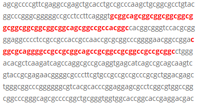 ARX GC-rich DNA sequence