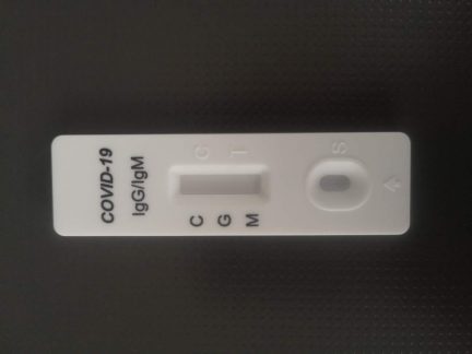 Cassette Picture - COVID-19 IgG/IgM Rapid Test